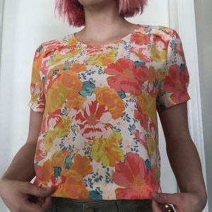 Forever21 floral shirt